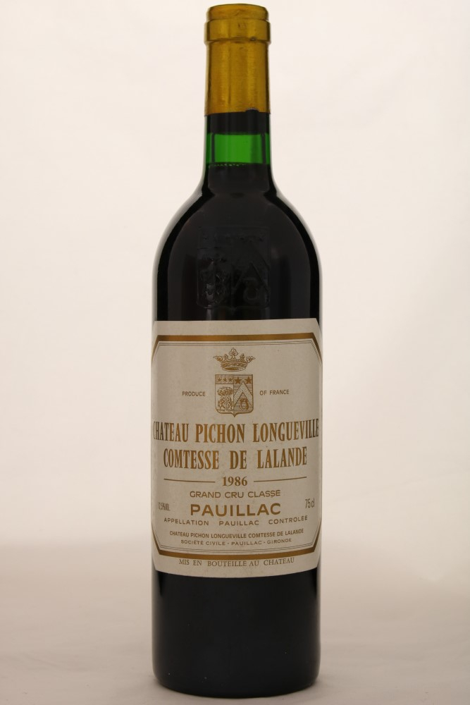 Pichon Longueville Comtesse de Lalande 1986-0