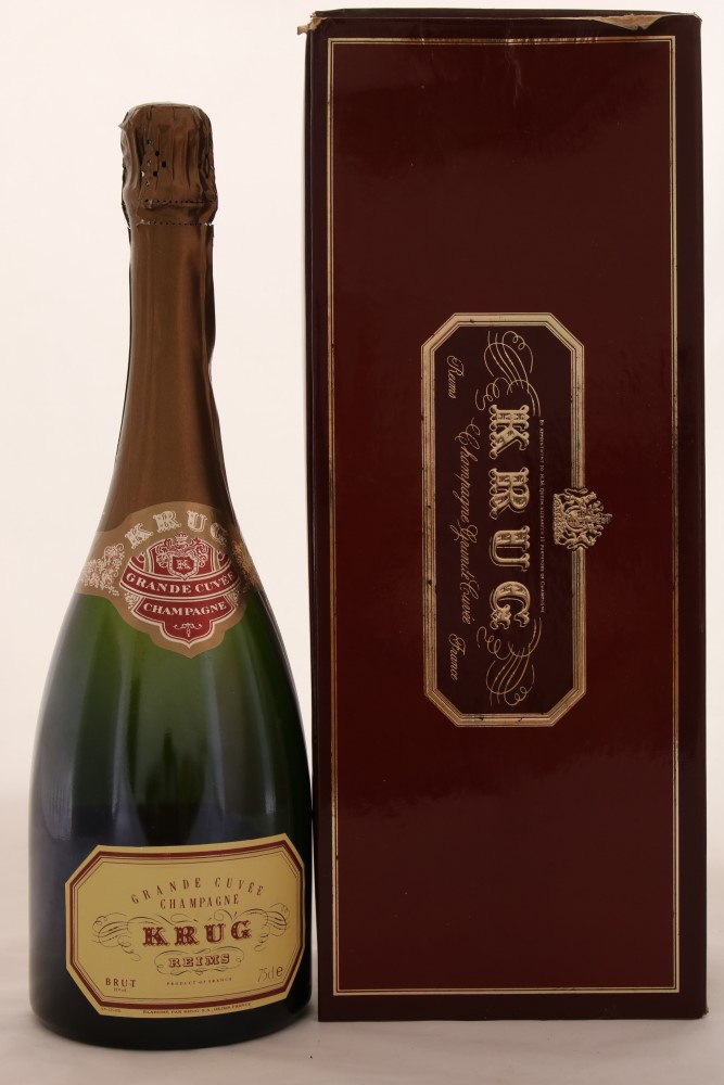 Krug Grande Cuvee, 2nd edition of label 1983-1995 Giftbox-0