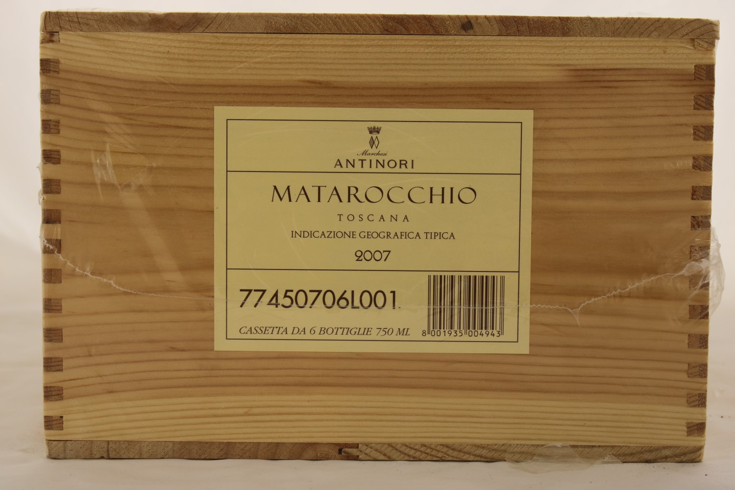 Antinori Guado al Tasso ´Matarocchio´ 2007 Case of 6 btl.-2806