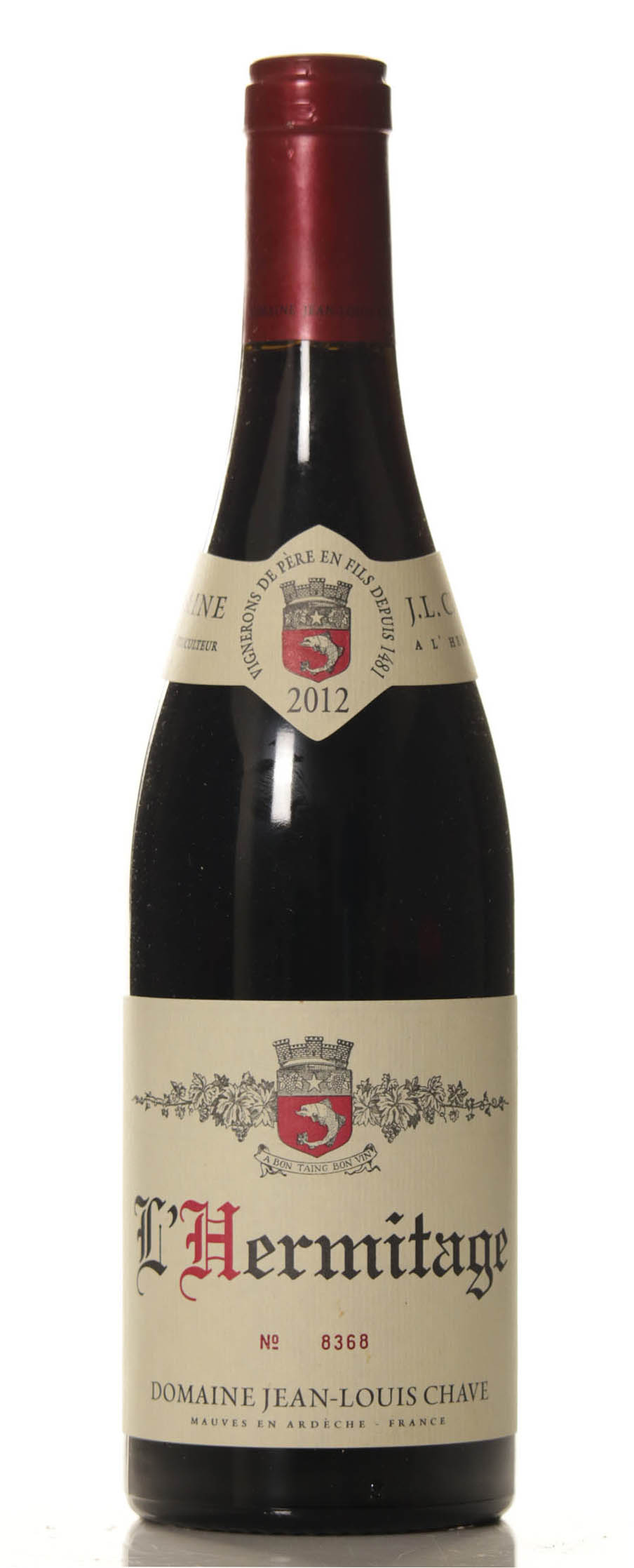 Chave Hermitage 2012 rouge