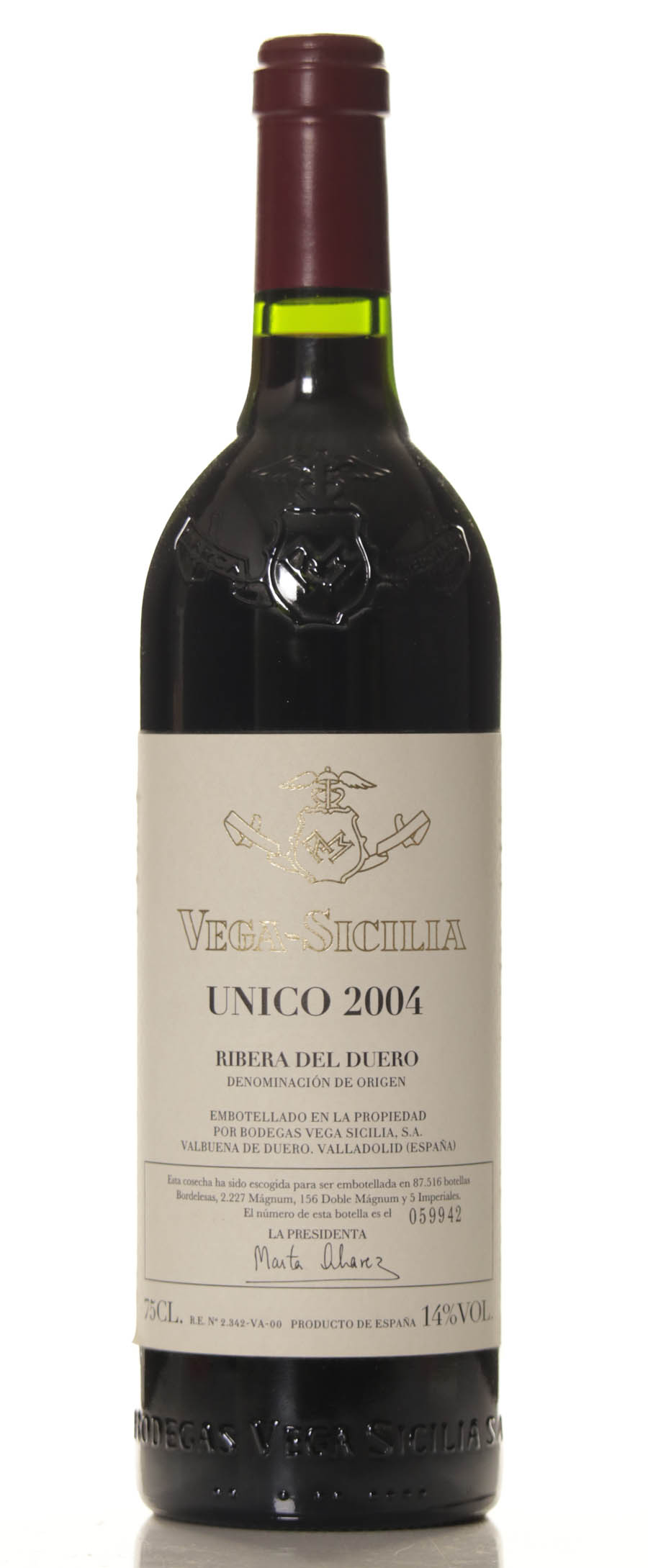 vega sicilia unico 2004