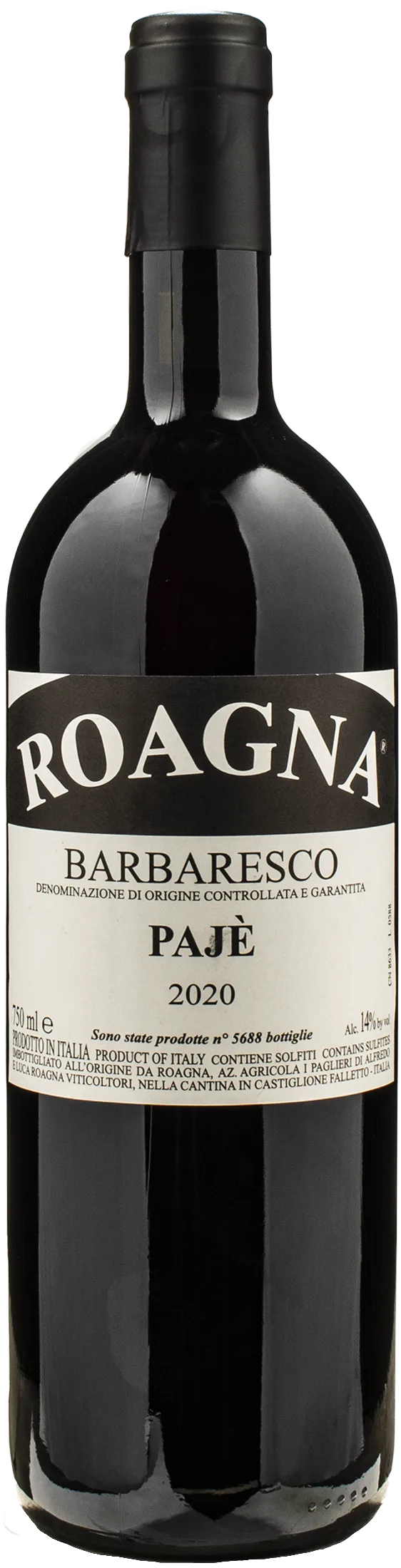 Roagna Barbaresco Paje Vecchie Viti 2020