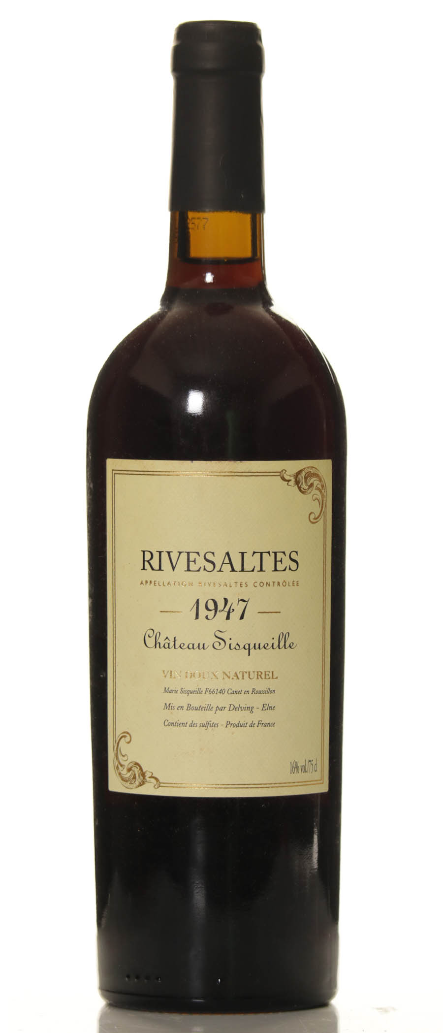 Chateau Sisqueille Rivesaltes 1947